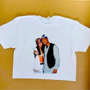Tupac- Aaliyah Crop Top